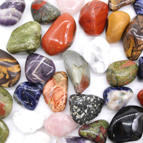 Medium African Tumble Stones - Jasper - Red