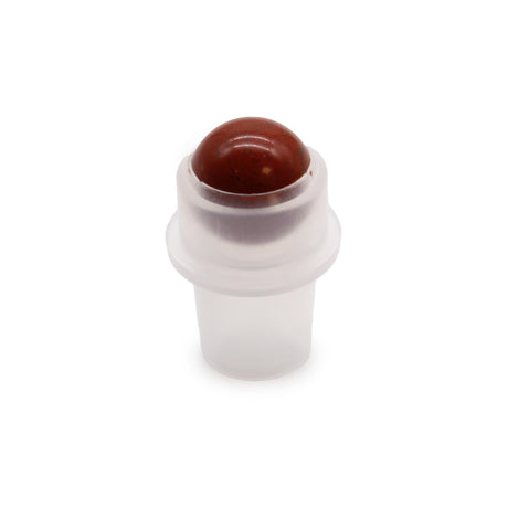 Gemstone Roller Tip for 5ml Bottle - Red Jasper