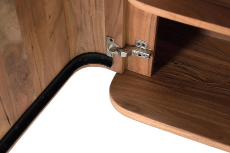 Giner and Colomer - Acacia Wood 4-Door Sideboard With Push Opening