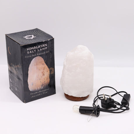 Crystal Rock Himalayan Salt Lamp - & Base apx 3-5kg
