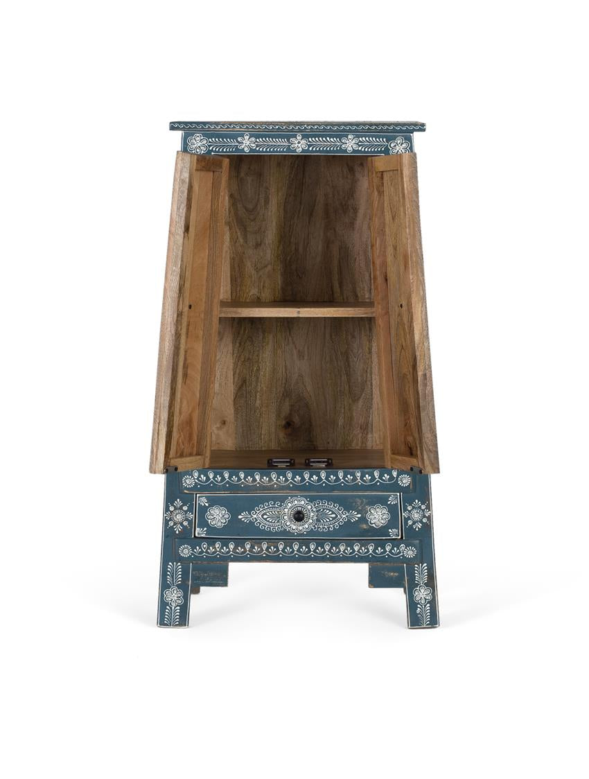 Giner and Colomer - Auxiliary Mango & MDF Furniture (2 Doors, 1 Drawer, Hand-Painted)
