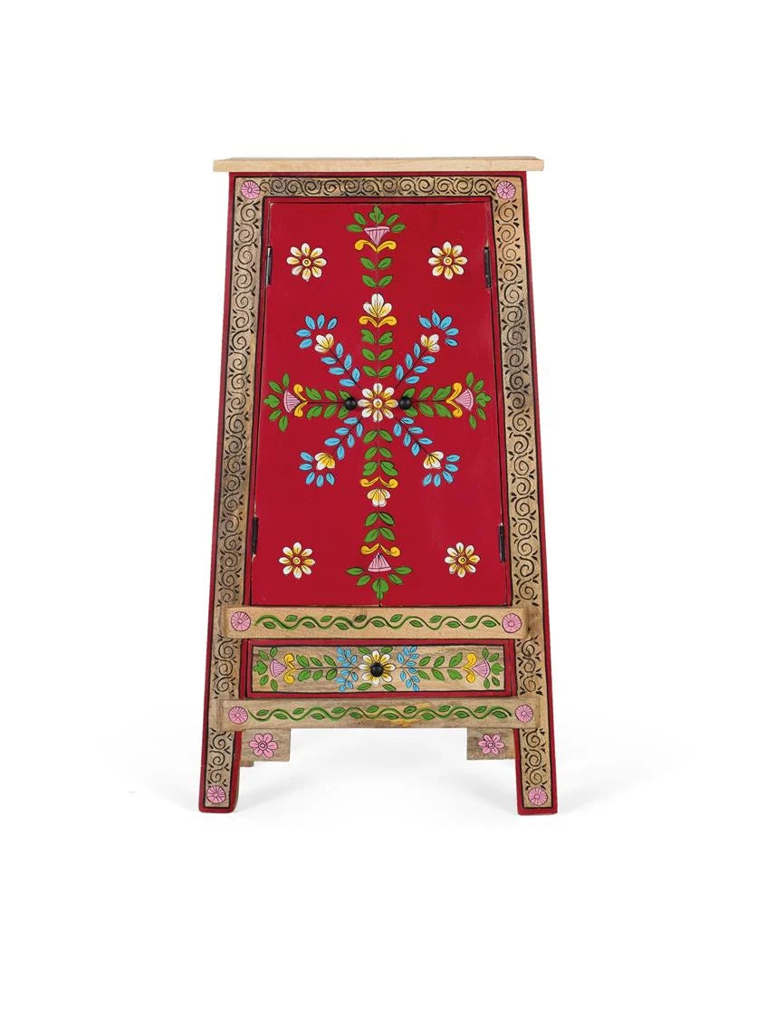 Giner and Colomer - Auxiliary Mango & MDF Furniture (2 Doors, 1 Drawer, Hand-Painted)