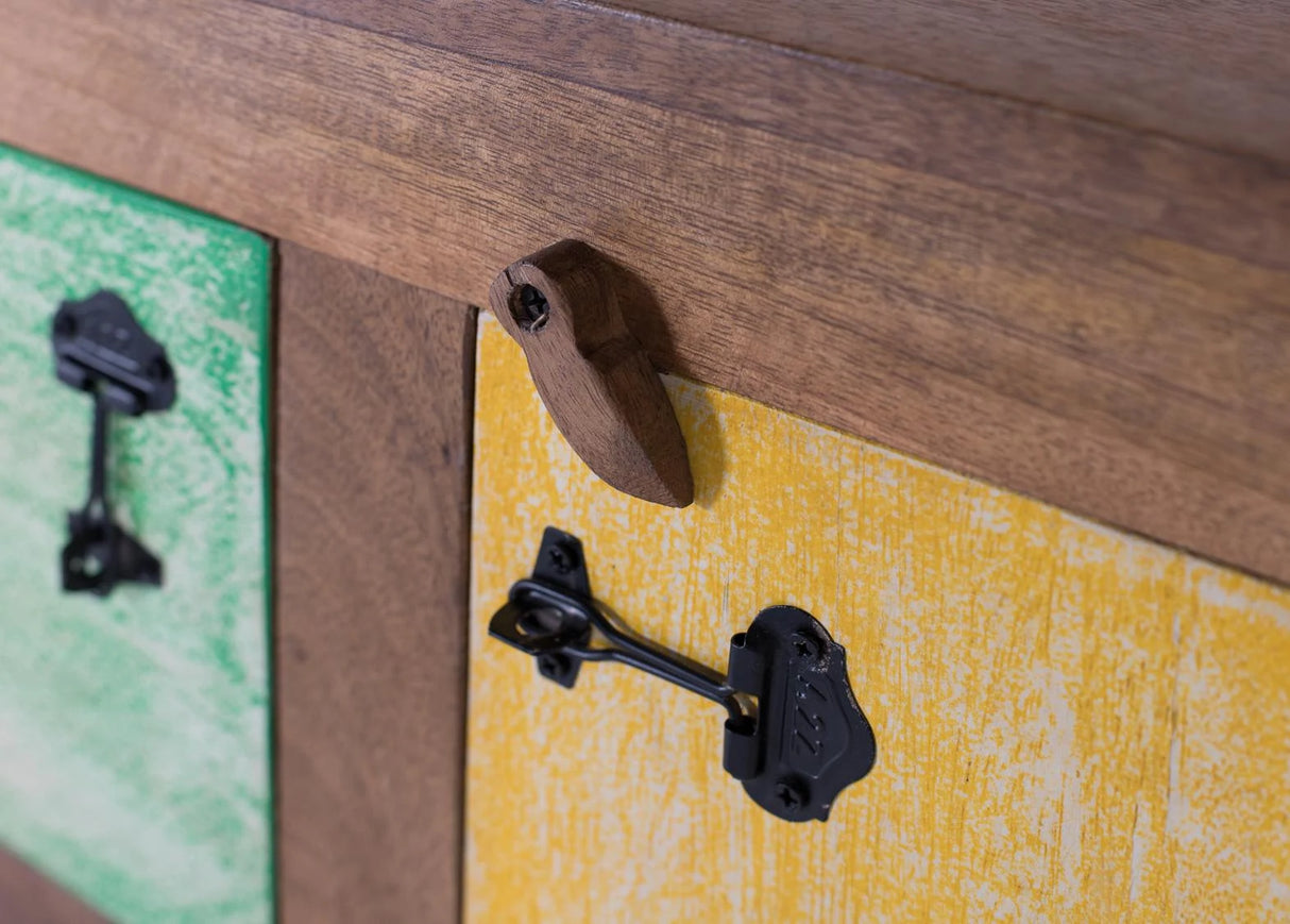 Giner and Colomer - Solid Wood Sideboard (9 Drawers & 1 Door) With Different Colors