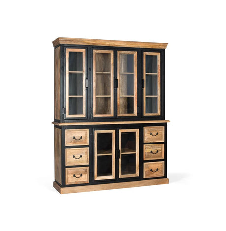 Giner and Colomer - Industrial Cupboard (2 Modules, 4 Glass Doors Above, 6 Drawers Below)