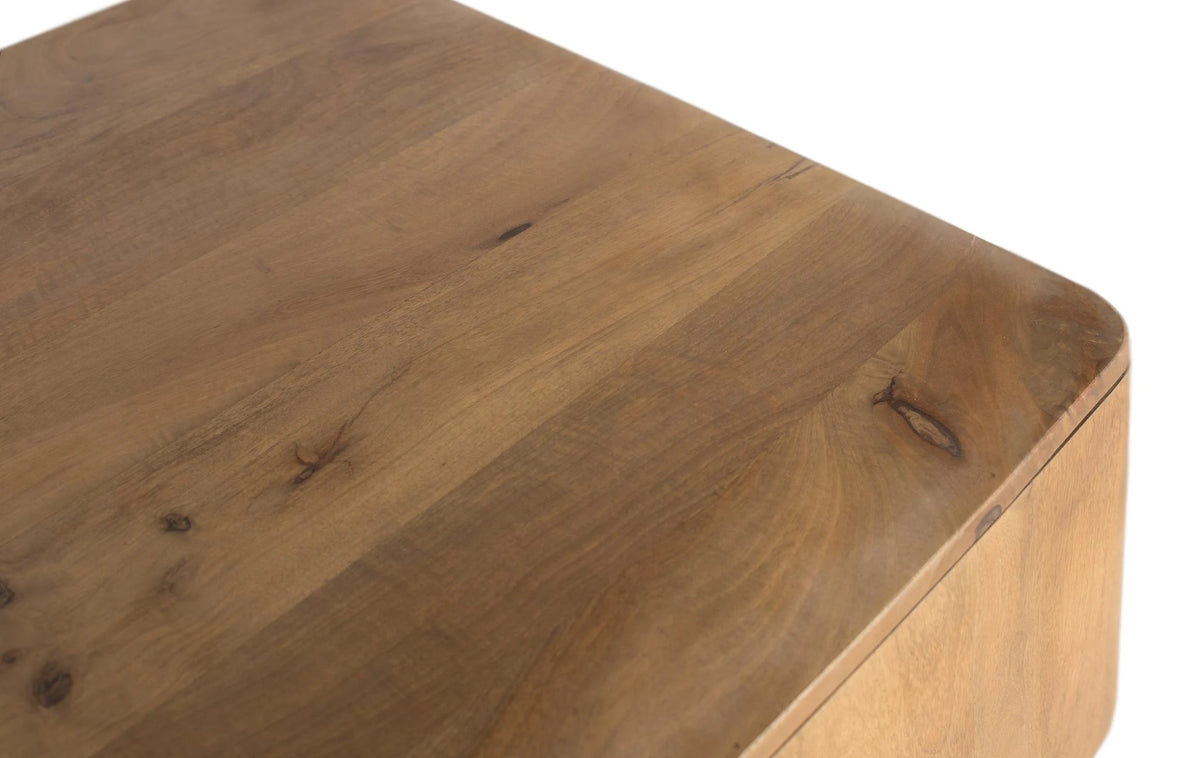 Giner and Colomer - Mango Wood Coffee Table (120 x 70) With Rounded Corners
