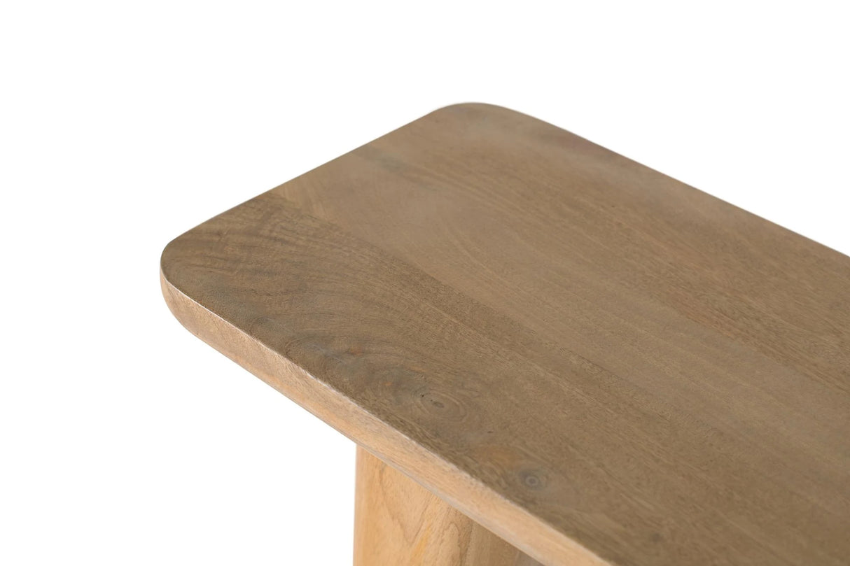 Giner and Colomer - Modern Mango Wood Console (120 x 30 x 86) With Rounded Edges