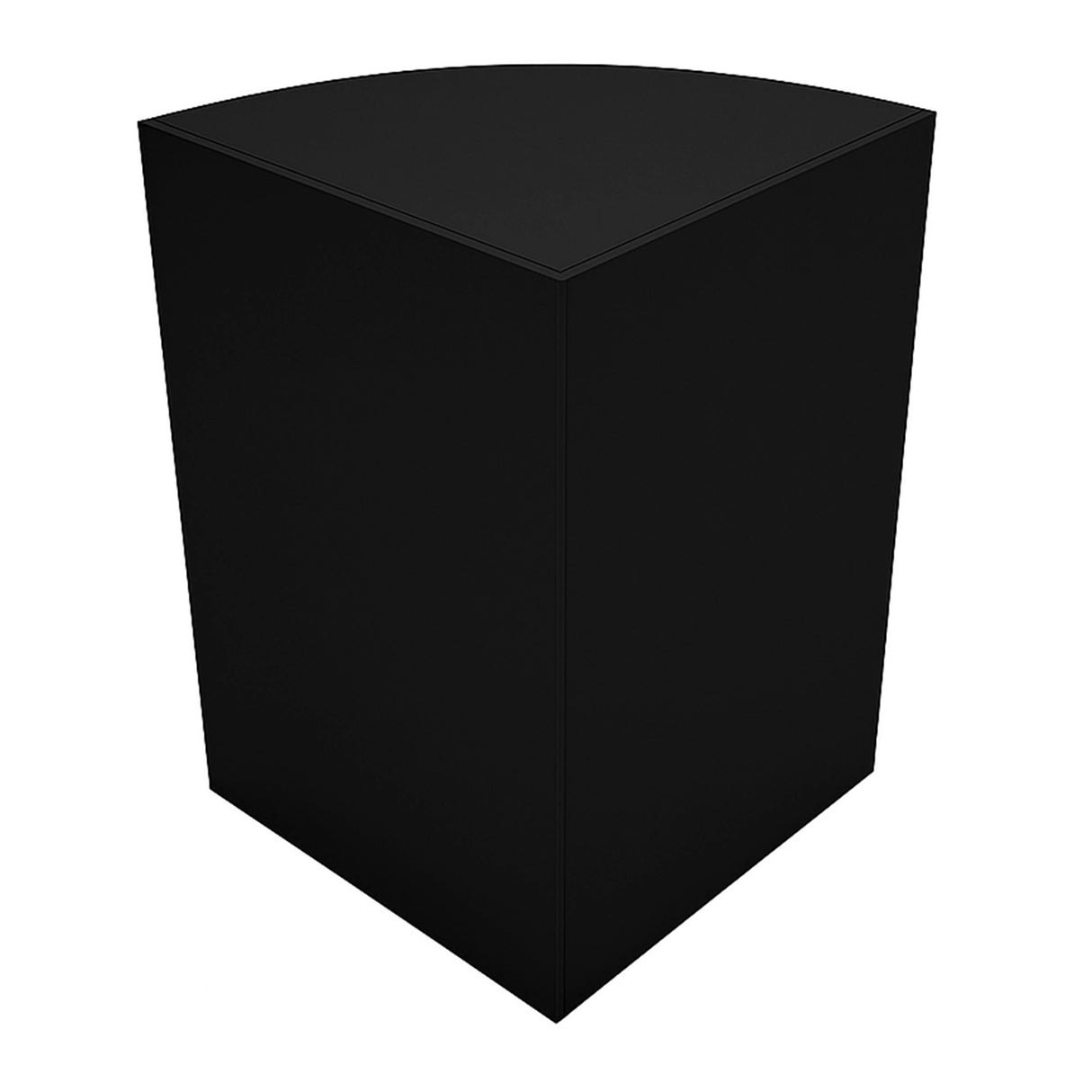 Retail Shop Corner Counter LM60 - Black