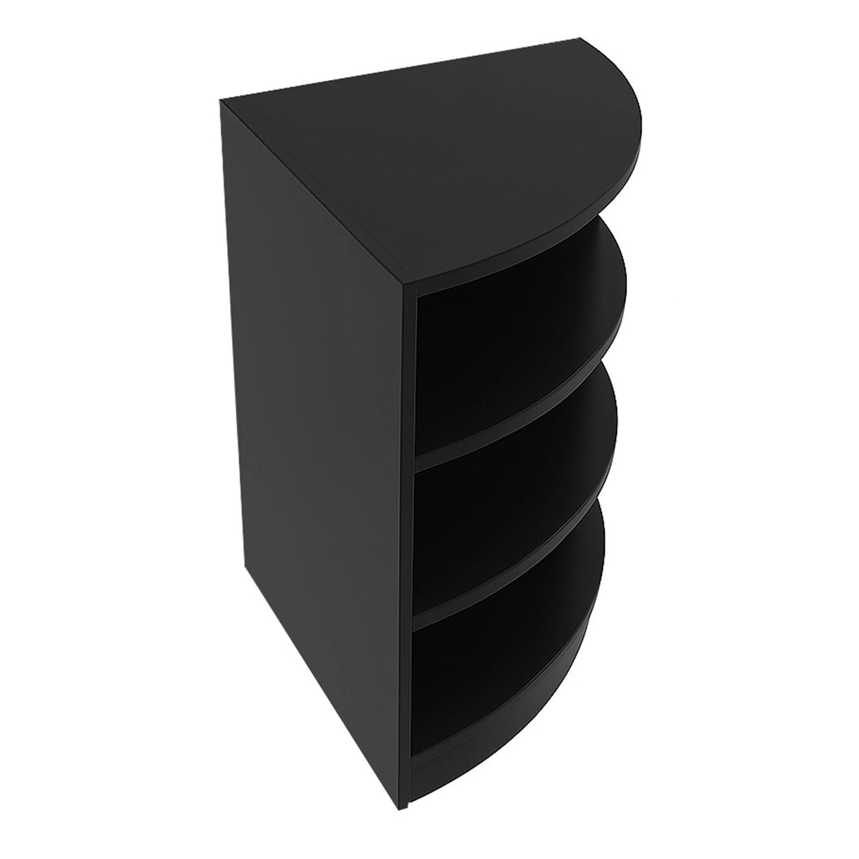 Retail Shop Corner Counter LM60 - Black