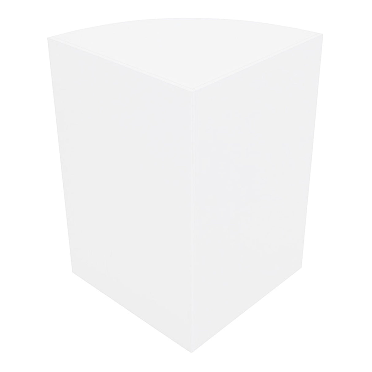 Retail Shop Corner Counter LM60 - White