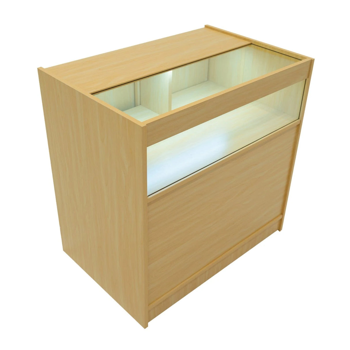LED Retail Shop Counter B900 - Maple