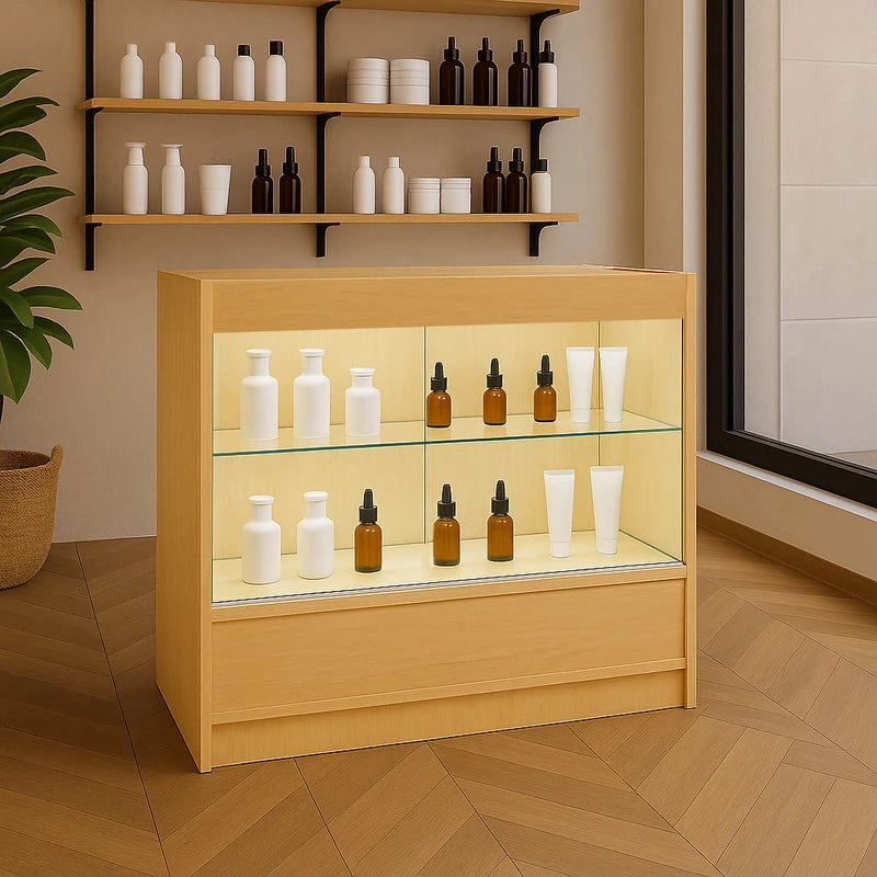 LED Retail Shop Counter C900 - Maple