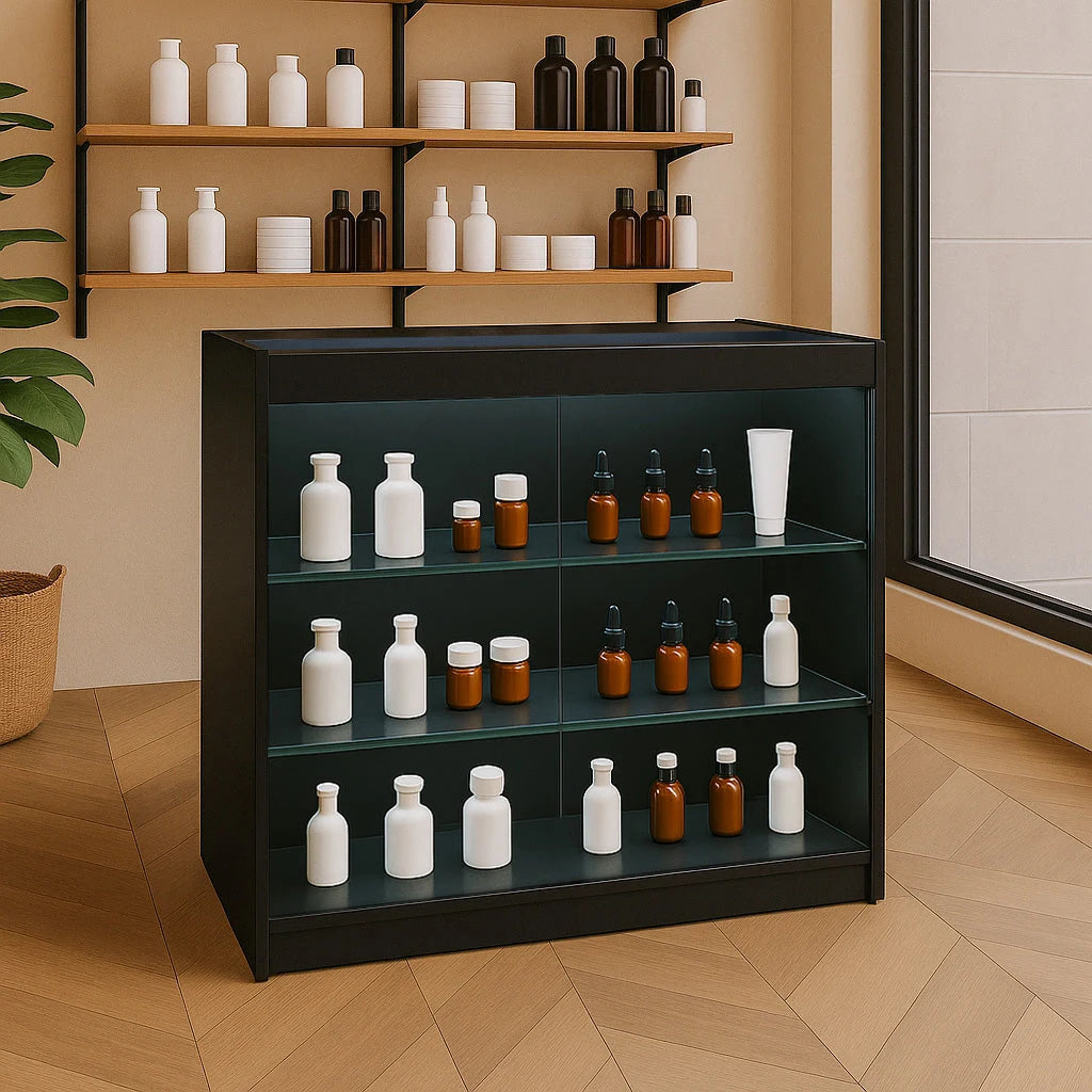 LED Retail Shop Counter K900 - Black