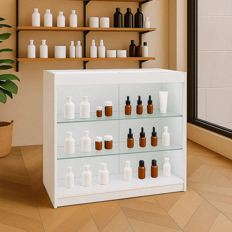 LED Retail Shop Counter K900 - White