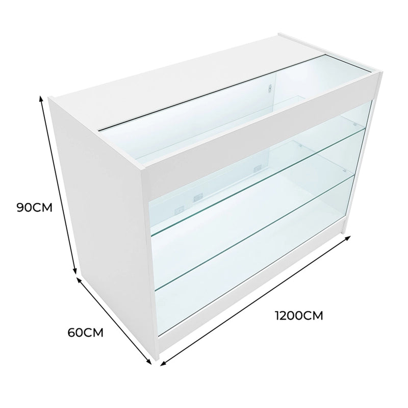 LED Retail Shop Counter K1200 - White