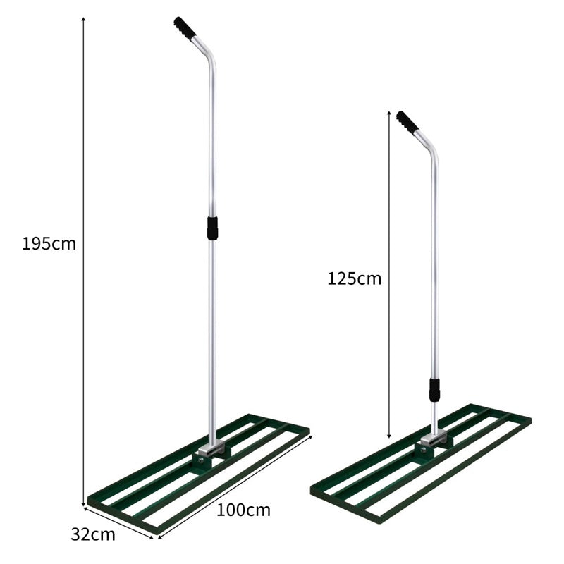 T-Mech Lawn Leveller 100cm Green