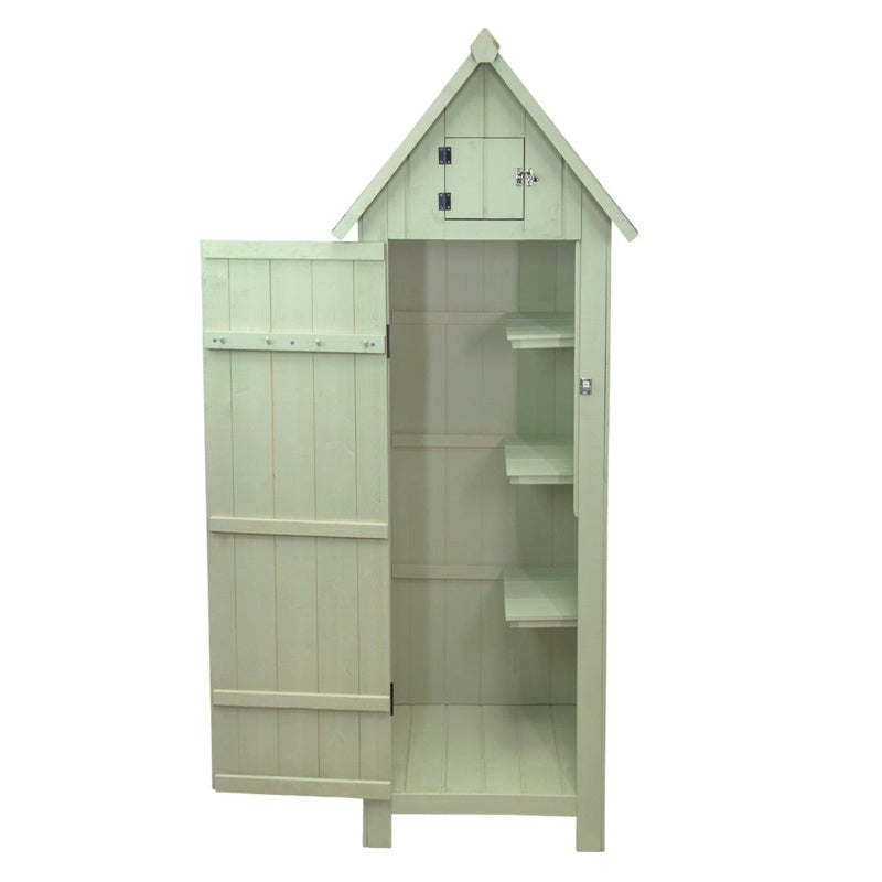 Wooden Garden Shed Green