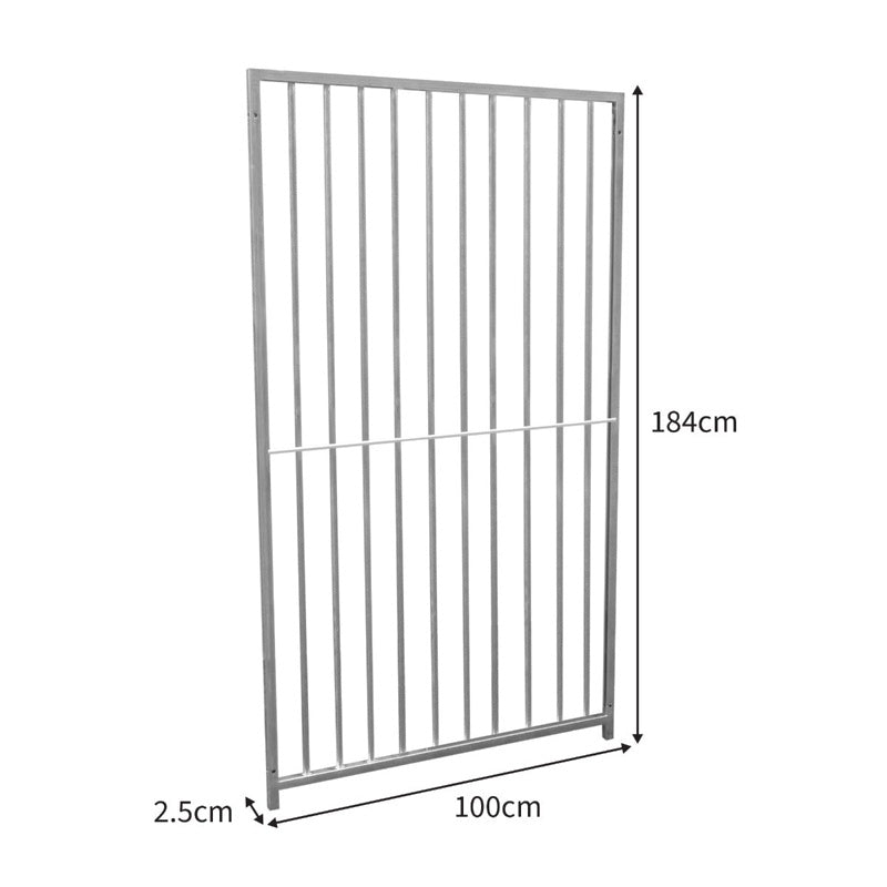 1m Dog Run Panel 8cm Bar Spacing