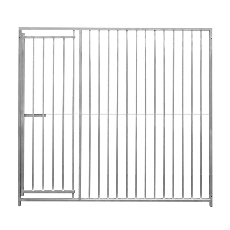 2m Dog Run Panel With Door 8cm Bar Spacing