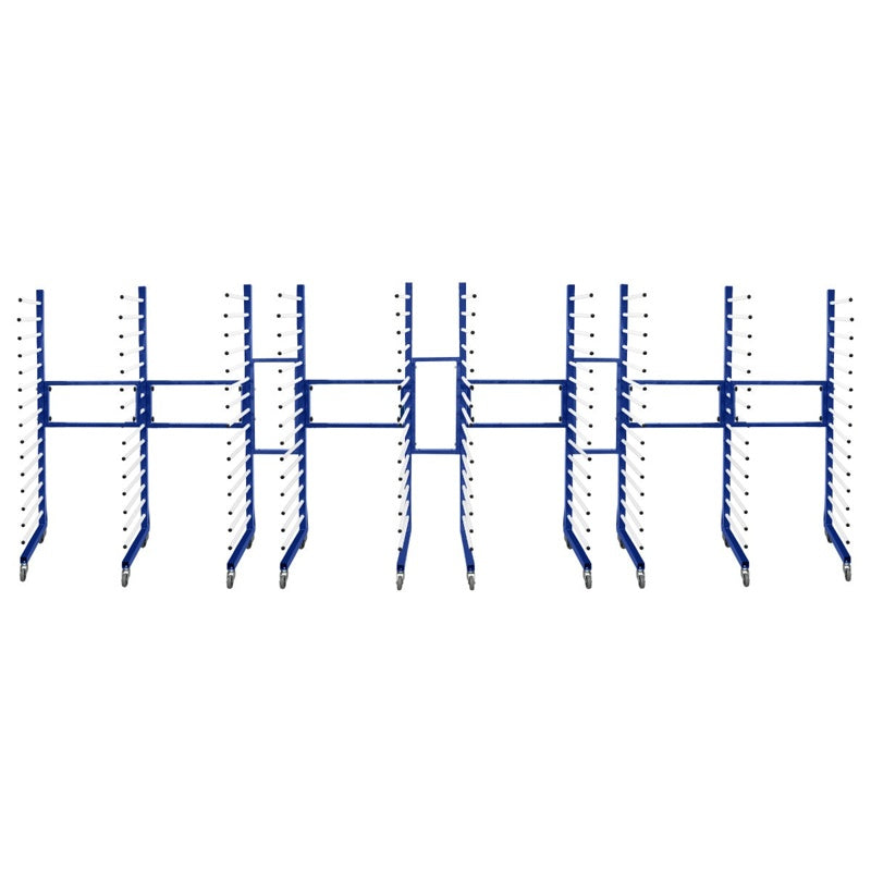 Combi Spray Drying Rack Trolley x 5 & 4 Connectors
