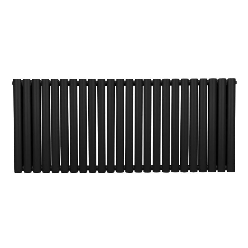 Oval Column Radiator 600mm x 1440mm Black