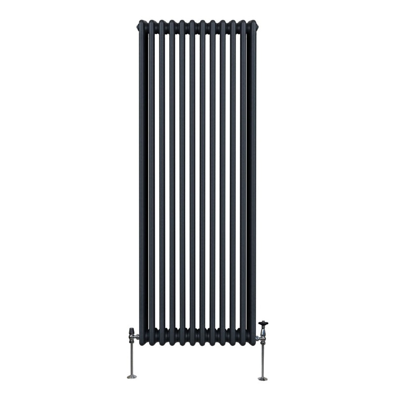 Traditional 3 Column Radiator - 1800 x 562mm - Anthracite Grey