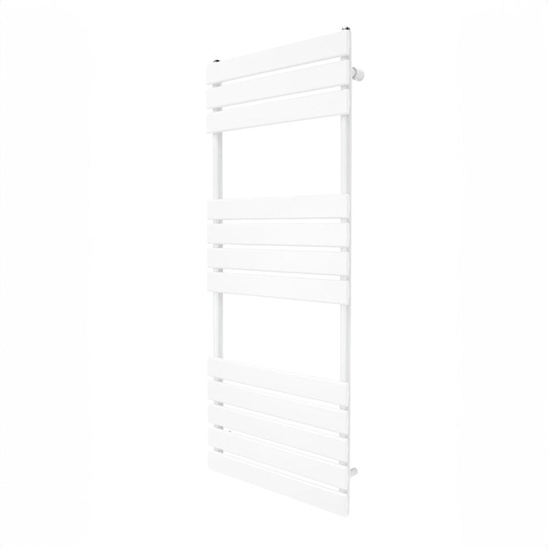 Flat Panel Towel Radiator 1200mm x 450mm White