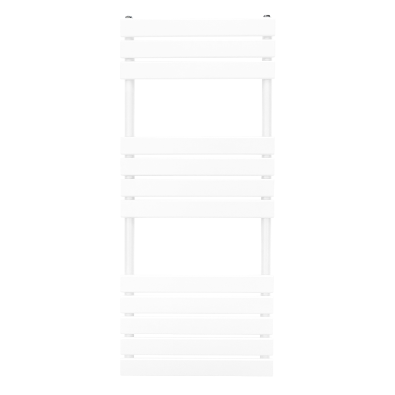 Flat Panel Towel Radiator 1200mm x 450mm White