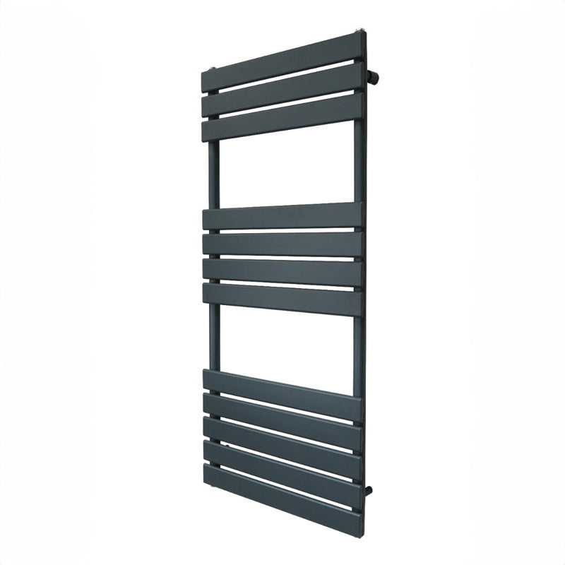 Flat Panel Towel Radiator 1200mm x 500mm Anthracite Grey