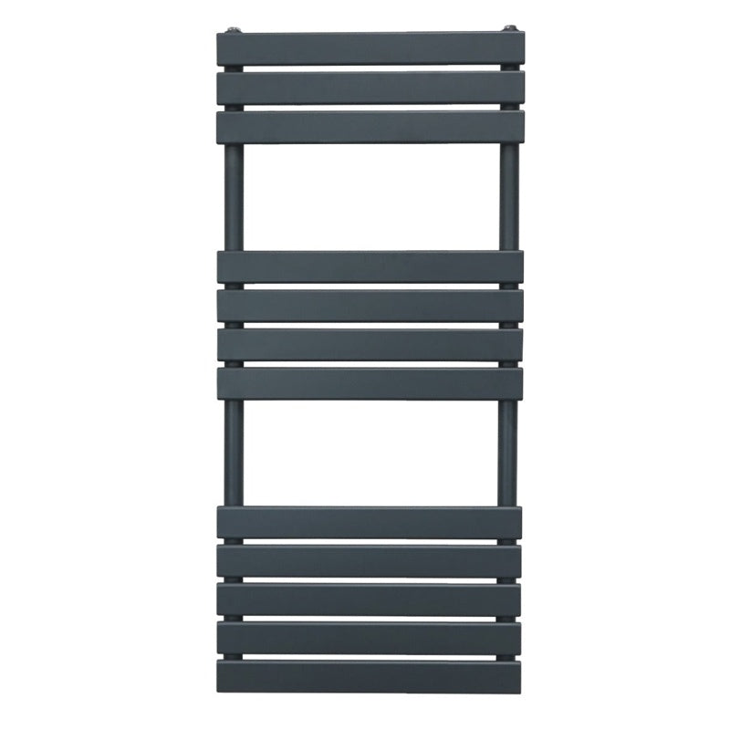 Flat Panel Towel Radiator 1200mm x 500mm Anthracite Grey