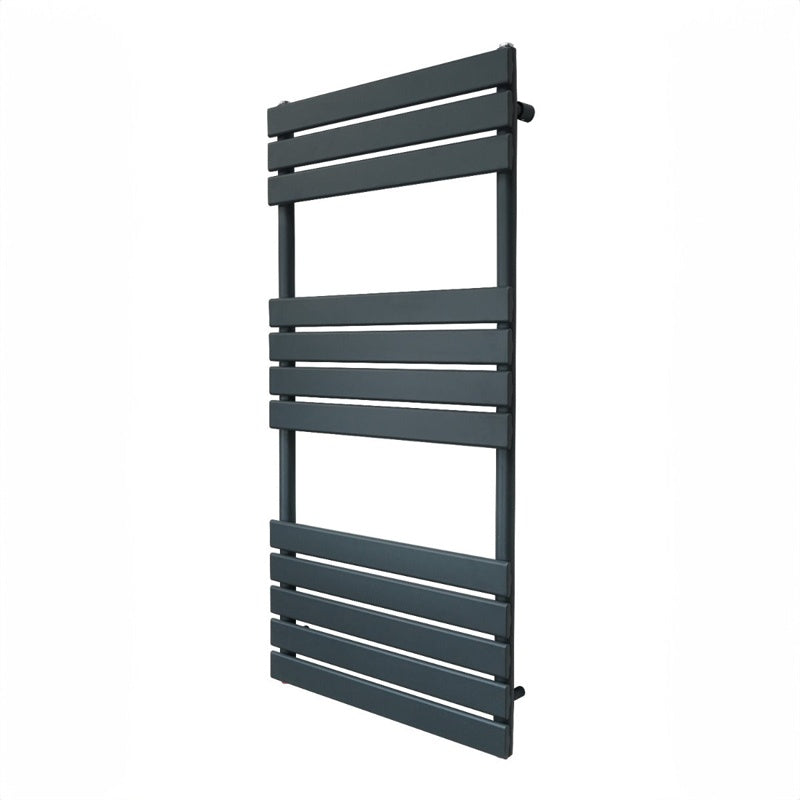 Flat Panel Towel Radiator 1200mm x 600mm Anthracite Grey