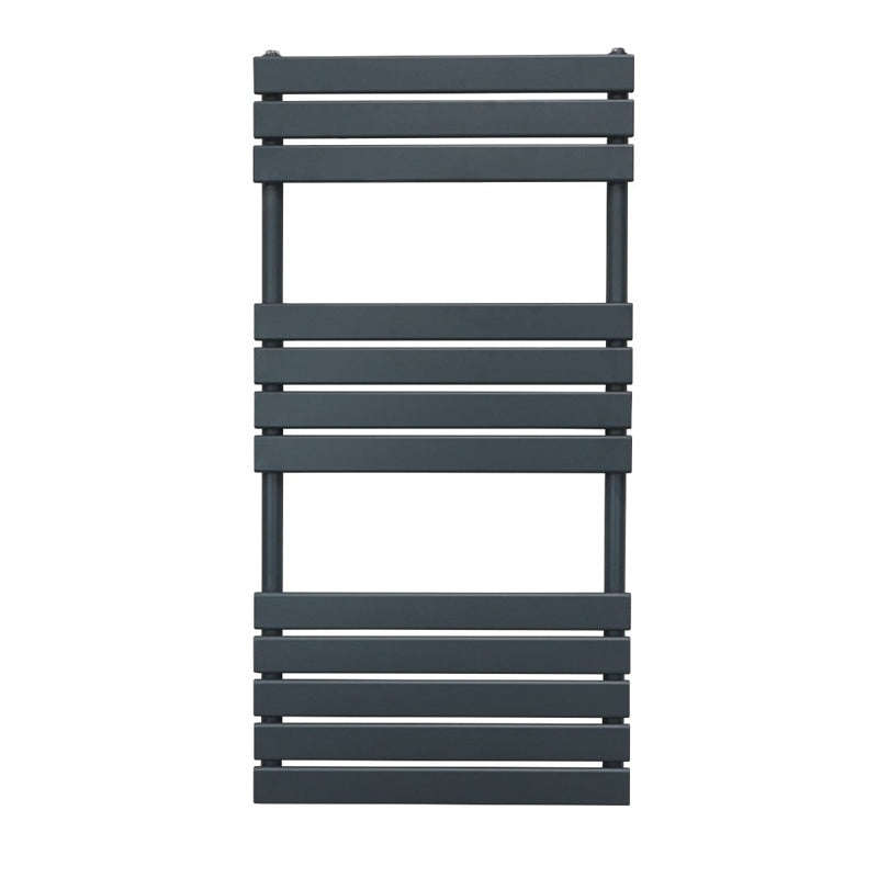 Flat Panel Towel Radiator 1200mm x 600mm Anthracite Grey