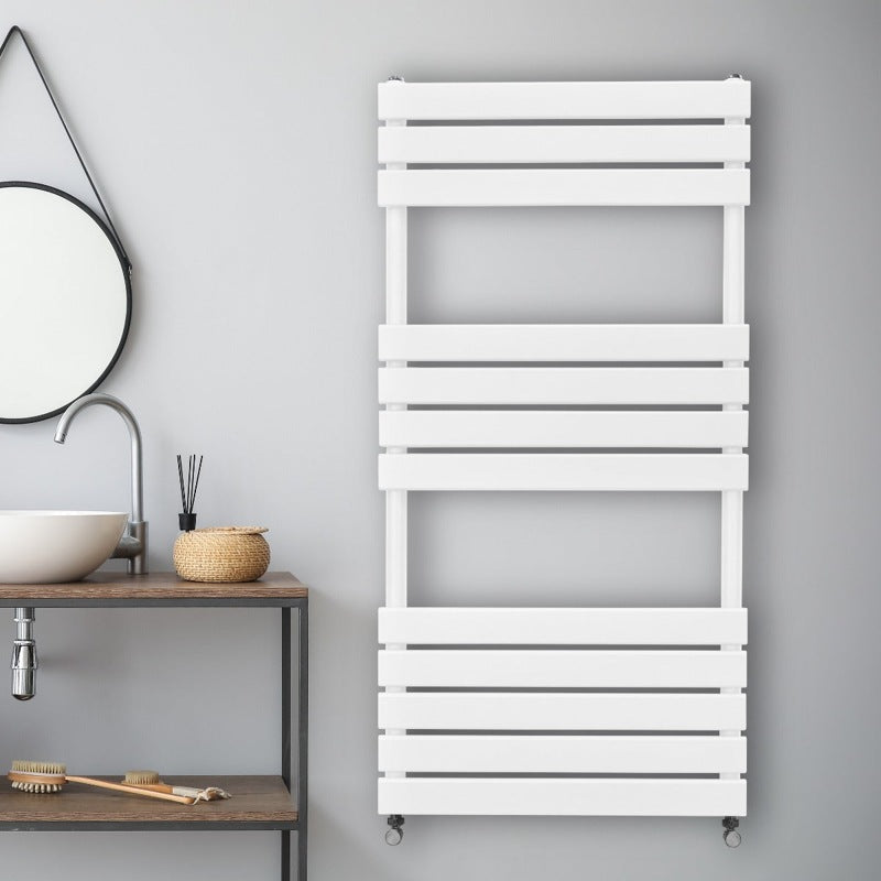 Flat Panel Towel Radiator 1200mm x 600mm White