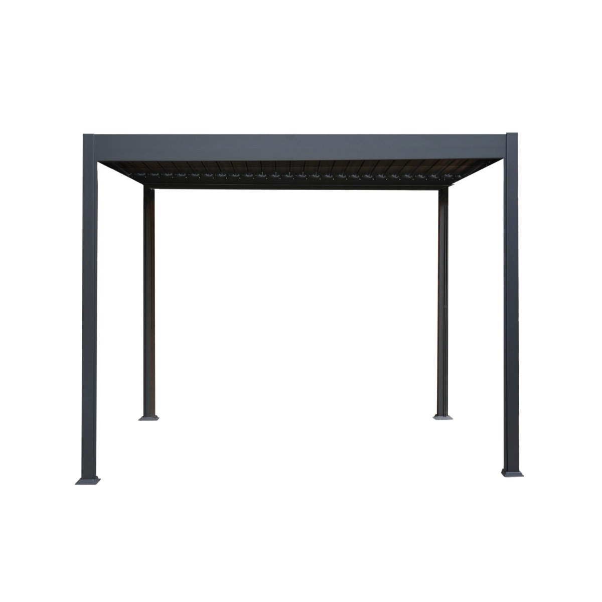 Anthracite Aluminium Pergola 3m x 3m