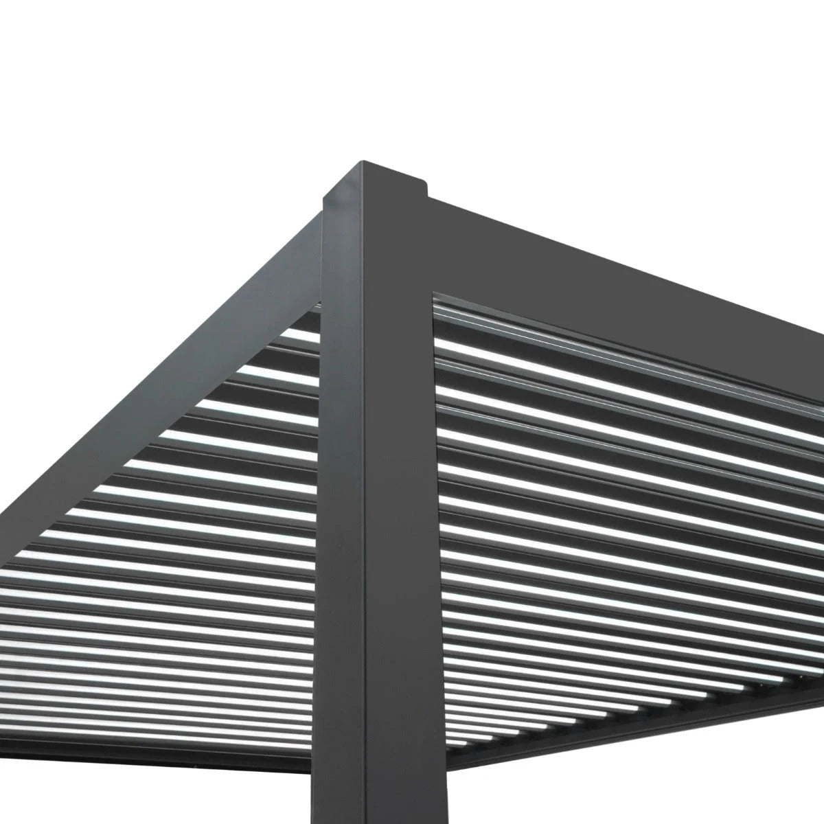 Anthracite Aluminium Pergola 3m x 3m