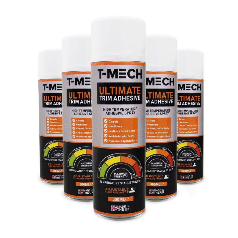 Smoke Grey Van Carpet Lining, Storage Pouches & Adhesive Glue