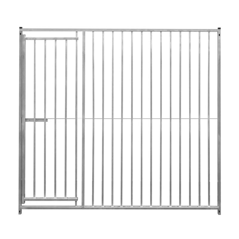2m Dog Run Panel With Door 8cm Bar Spacing