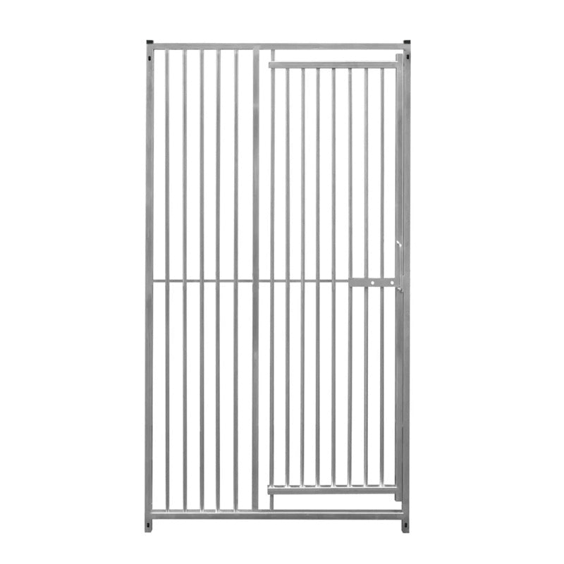 1m Dog Run Panel With Door 5cm Bar Spacing