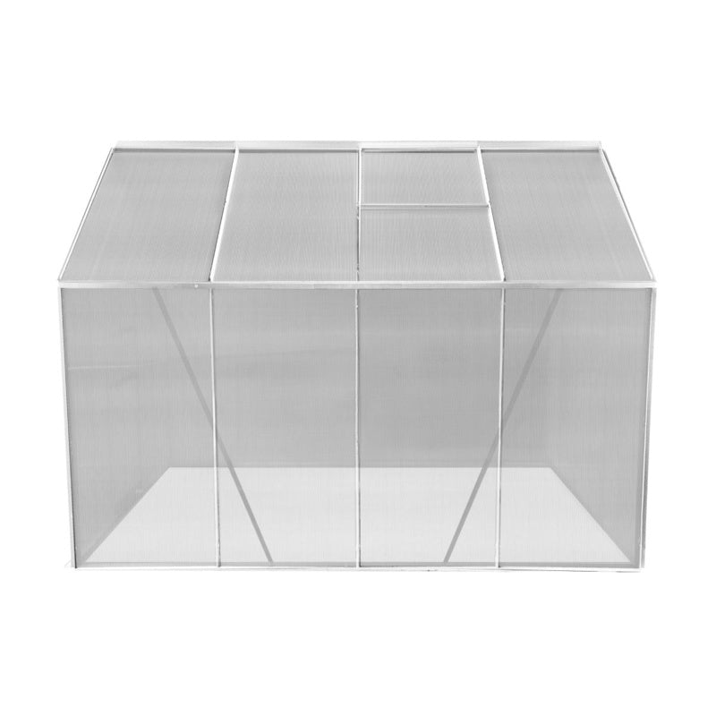 Polycarbonate Greenhouse 6ft x 8ft Silver