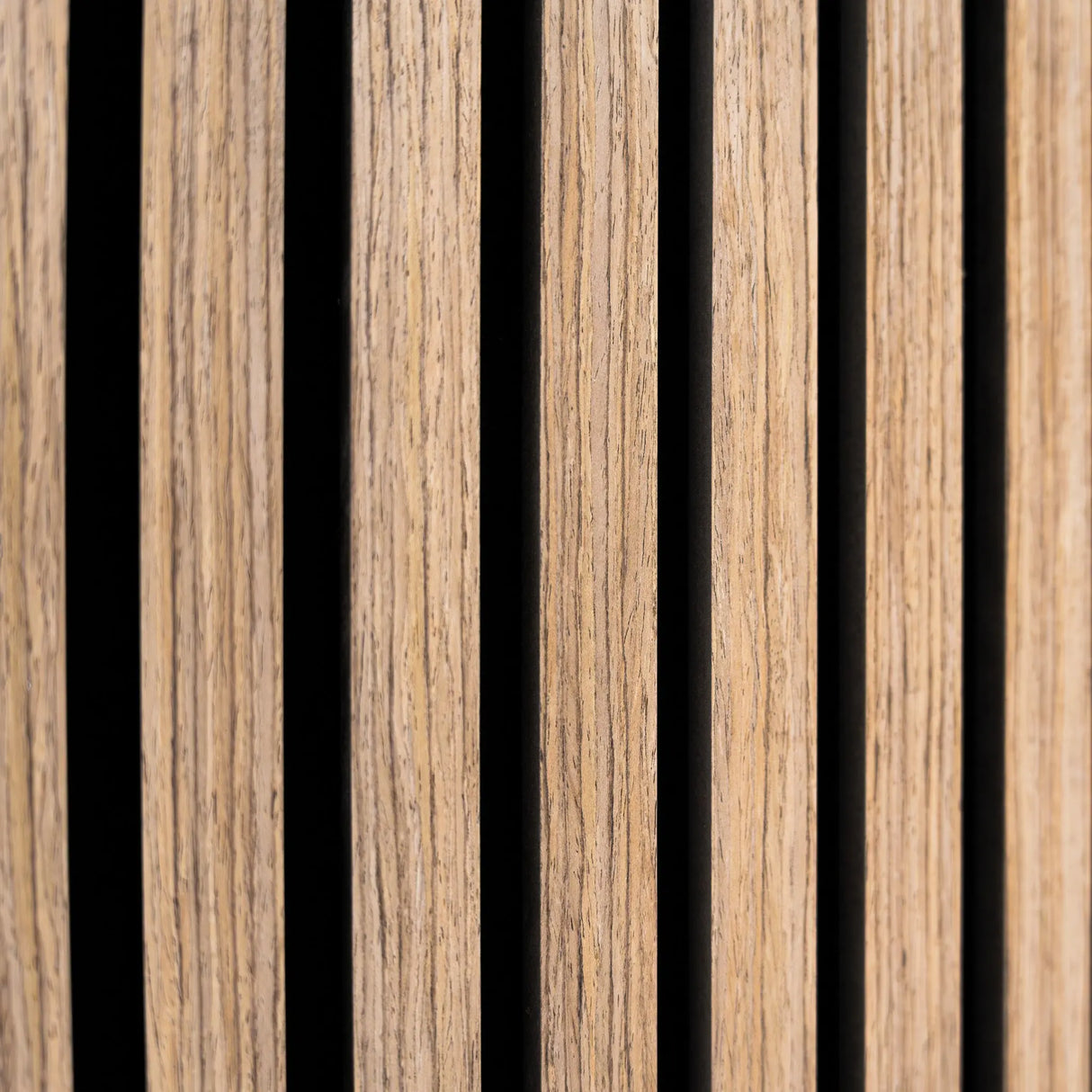 Acoustic Slat Wall Panel - Light Walnut