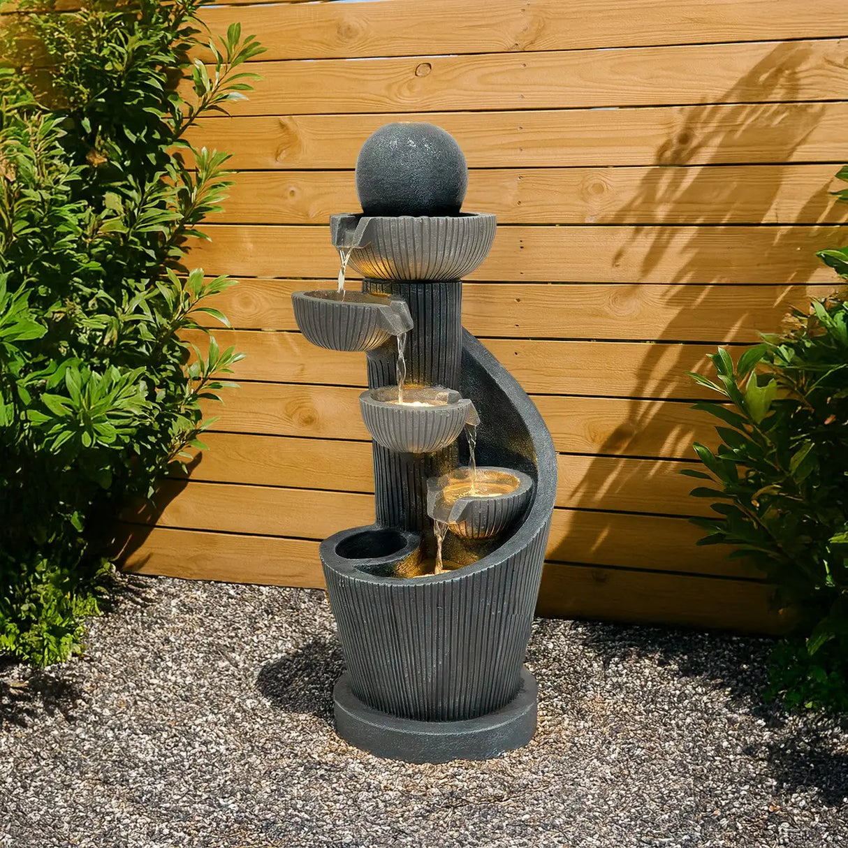 Electric Water Feature - Spiral Springs