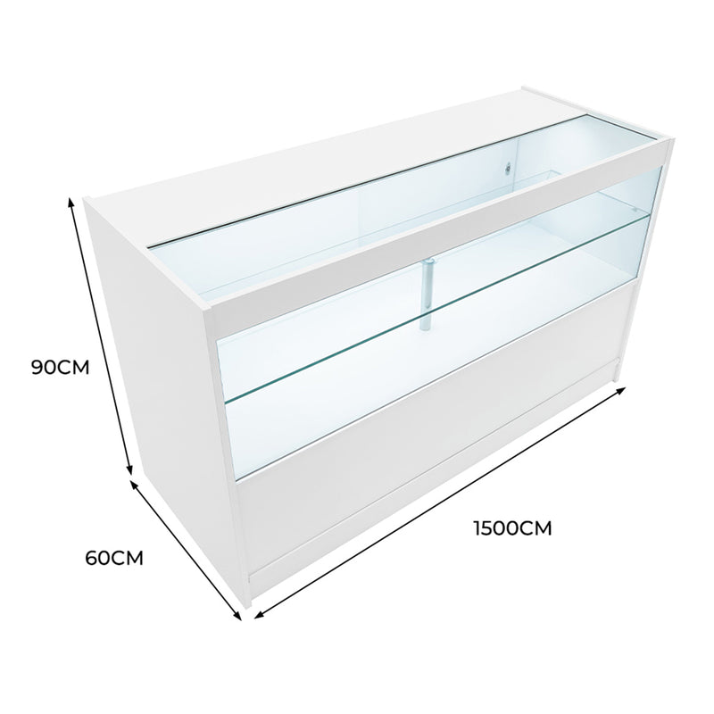 LED Retail Shop Counter C1500 - White