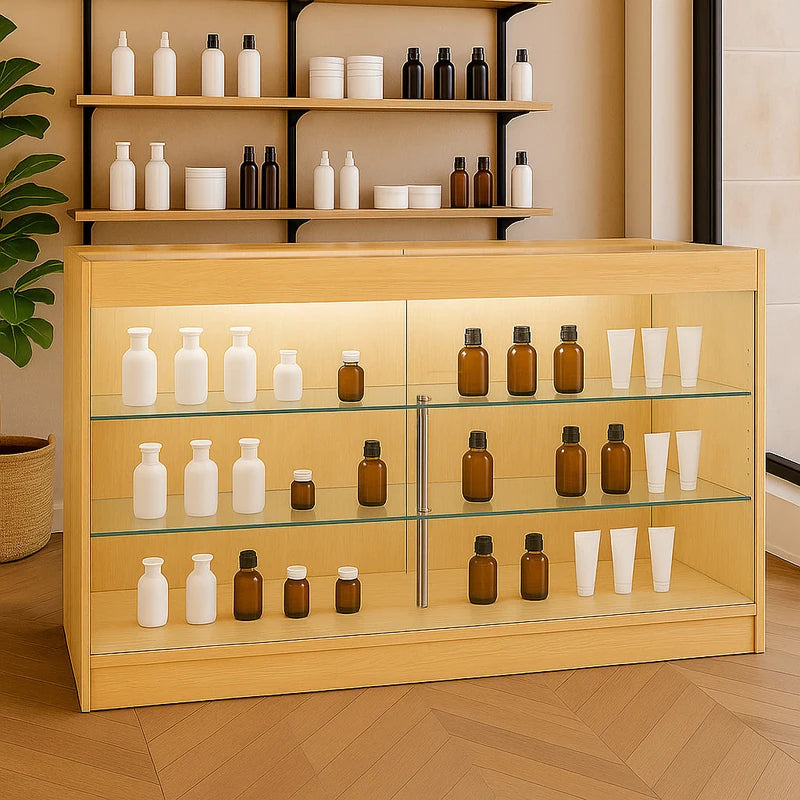 LED Retail Shop Counter K1500 - Maple