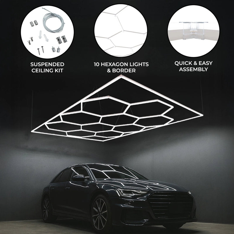 Hexagon LED Lighting x 10