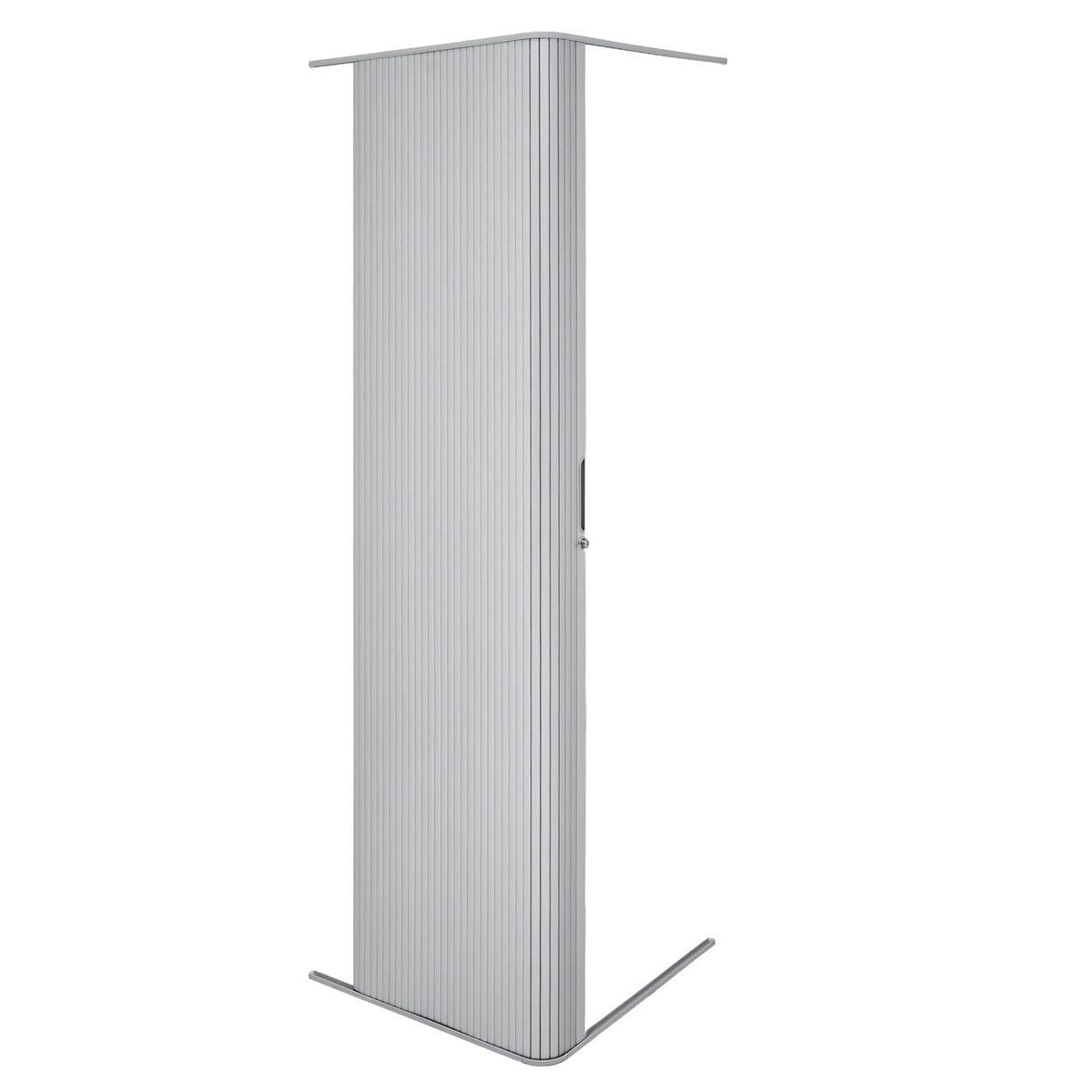 Tambour Shower Door Silver