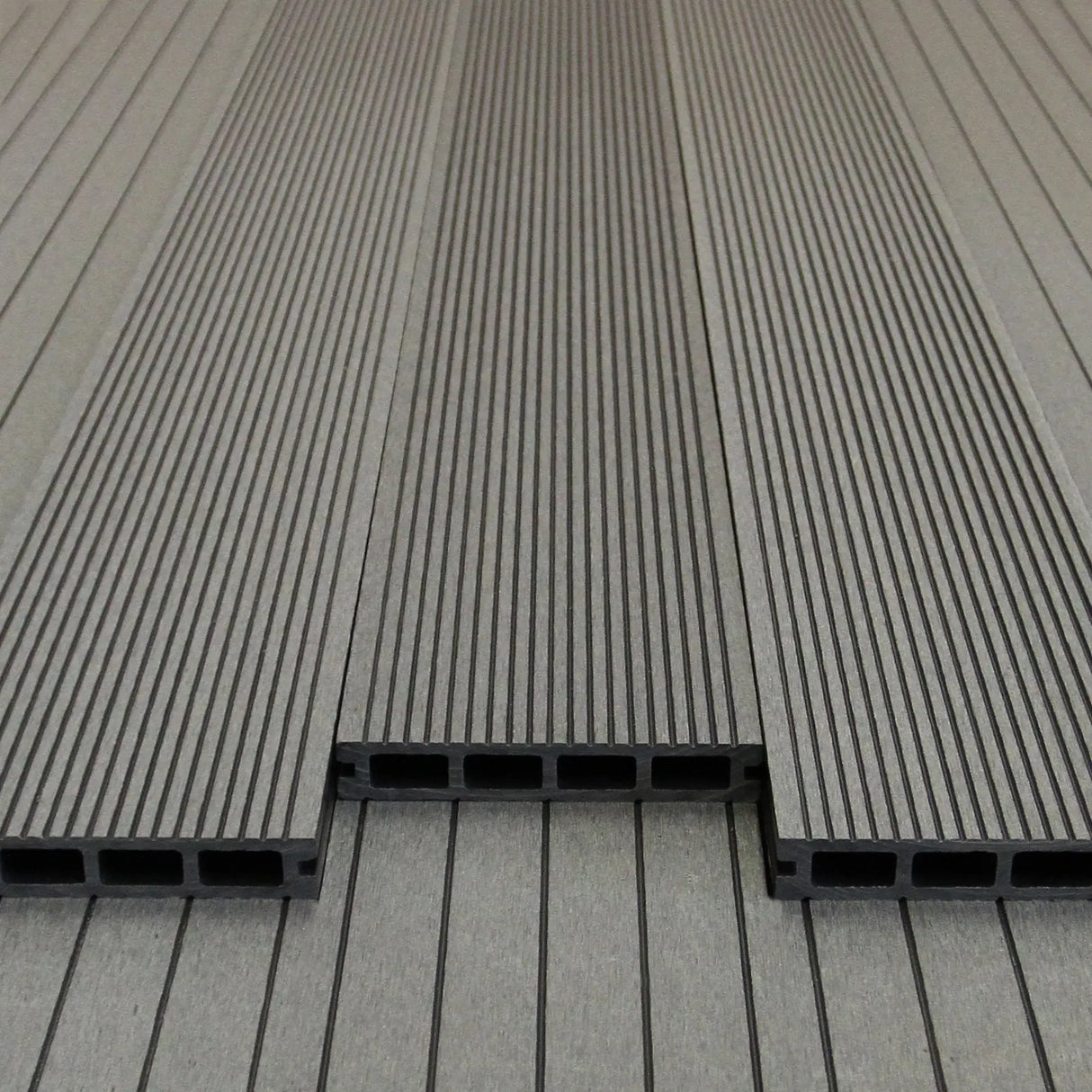 Composite Decking Boards x 7 Castle Grey