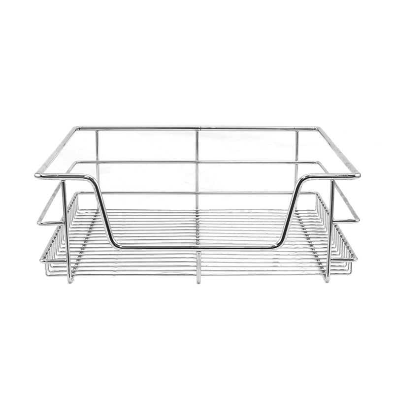 3 x KuKoo Kitchen Pull Out Storage Baskets 500mm Wide Cabinet