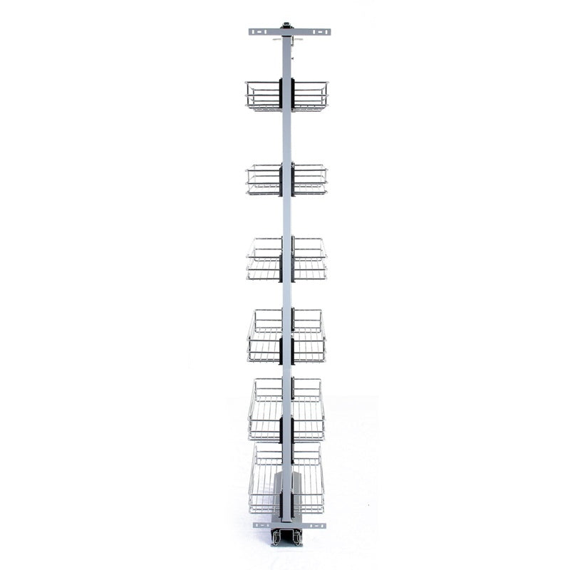 KuKoo Pull Out Soft Close Kitchen Larder 46cm D x 170-195cm H