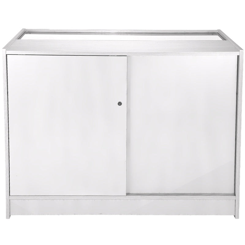 Capricorn Brilliant White Shop Counter & Retail Display Set
