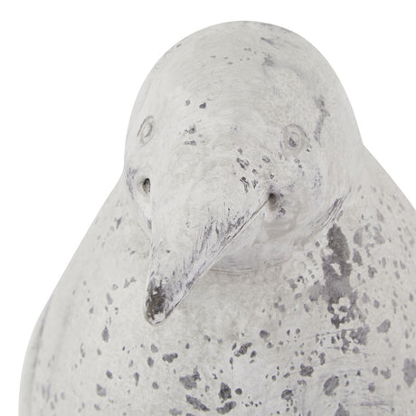 Medium Grey Stone Effect Penguin Statue