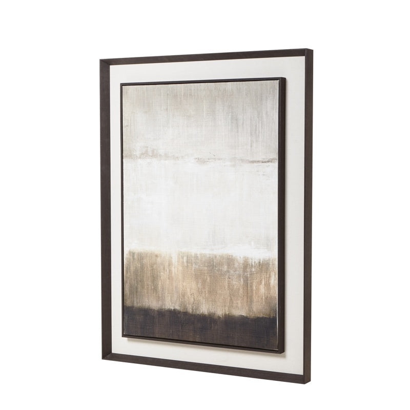 Extra Large Moderno Painting On Linen Mounted In Frame
